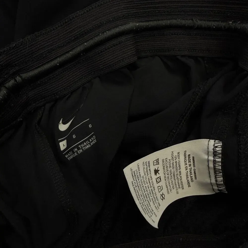 Nike L women’s black workout sport sweatpants outdoor gym pants